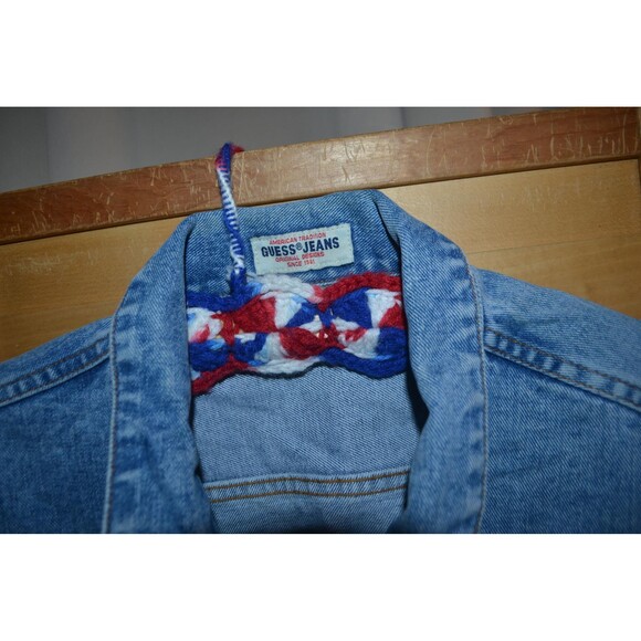 Vintage Denim Jean Jacket Guess Made in USA - Picture 4 of 6
